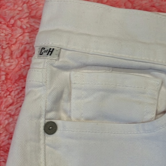 WHITE JEANS BOOT CUT SIZE 31 Ladies - Picture 7 of 9